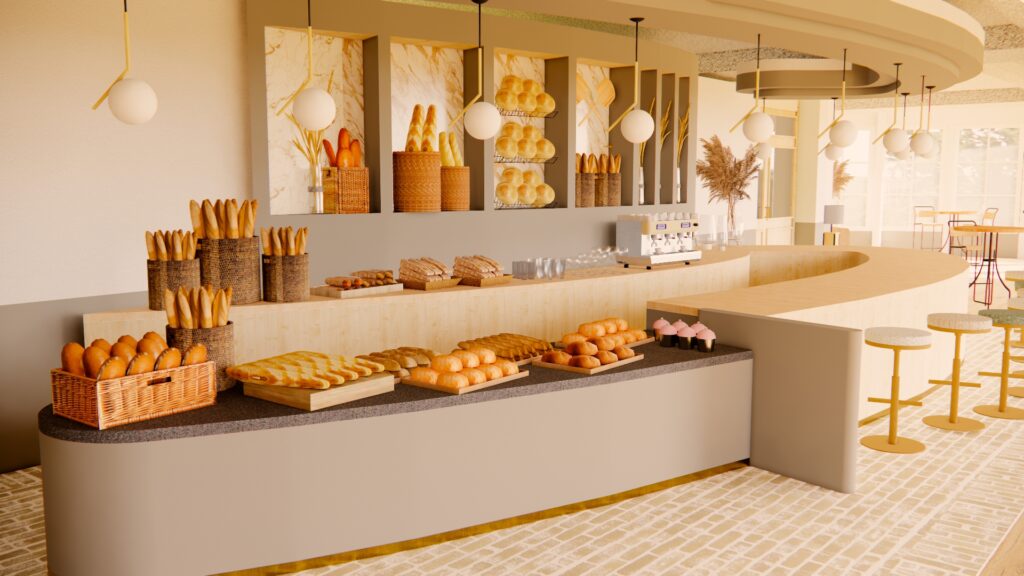 Evenementen locatie Vuursche Lodge in Midden Nederland, bakery in Lodge.