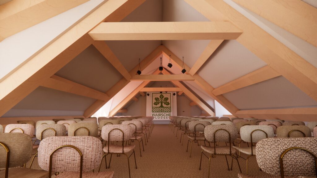 Evenementenlocatie Vuursche Lodge, ruimte Crown.